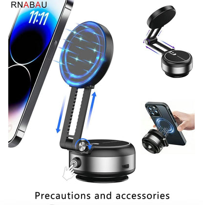 360° Magnetic Car Phone Holder – Strong Suction & Secure Grip